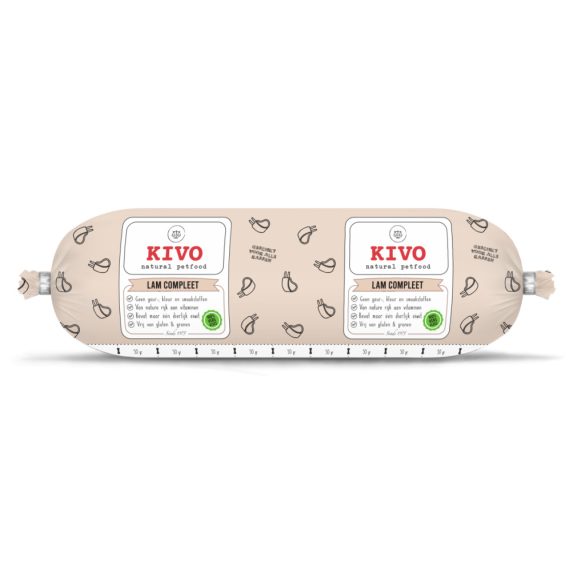 KIVO Bárány komplett BARF menü kutyáknak 500 g