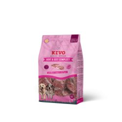   KIVO Szarvas & kecske komplett BARF menü porciók kutyáknak (kölyök kortól) 500 g