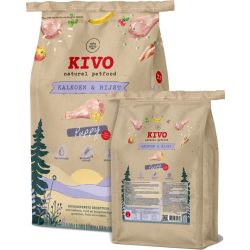   KIVO Pulyka & Rizs – gluténmentes, hidegen sajtolt kölyöktáp