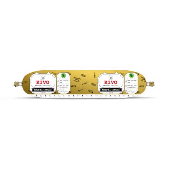 KIVO Miauw Mix BARF menü macskáknak 250g