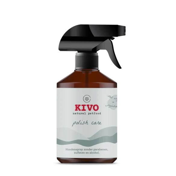  KIVO Kutyaparfüm a Fényes Szőrzetért – Pacsuli & Cédrusfa Illattal, Alkoholmentes 500 ml