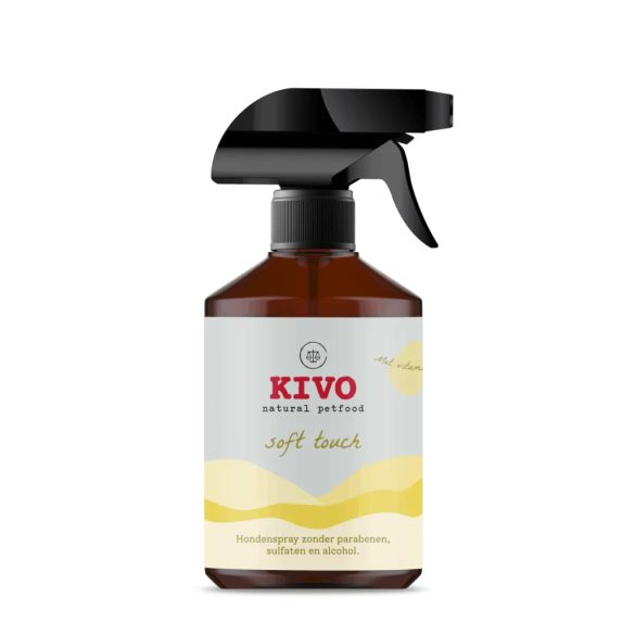 KIVO Kutyaparfüm érzékeny bőrre – rózsa illattal, alkoholmentes 500 ml
