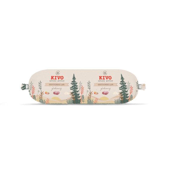 KIVO Párolt bárányhús rolád kutyáknak- 600 g