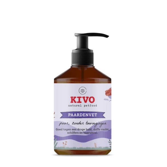 KIVO Hipoallergén folyékony lózsír kutyáknak és macskáknak 500 ml