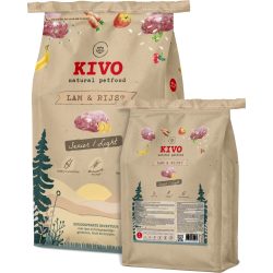    KIVO Bárány & Rizs – gluténmentes, hidegen sajtolt táp felnőtt, idős és túlsúlyos kutyáknak