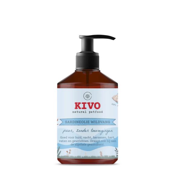 KIVO Vadon fogott szardíniaolaj kutyáknak és macskáknak 500ml
